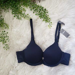 Aerie Navy Blue Sunnie Pushup bra NWT